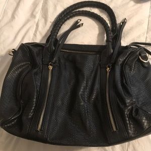 Black snake print bag/shoulder straps included
